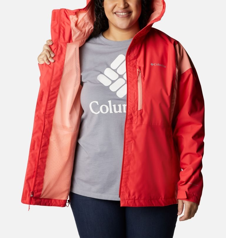 Columbia Hikebound Jakke Dame Rød | Plus Size 15846J